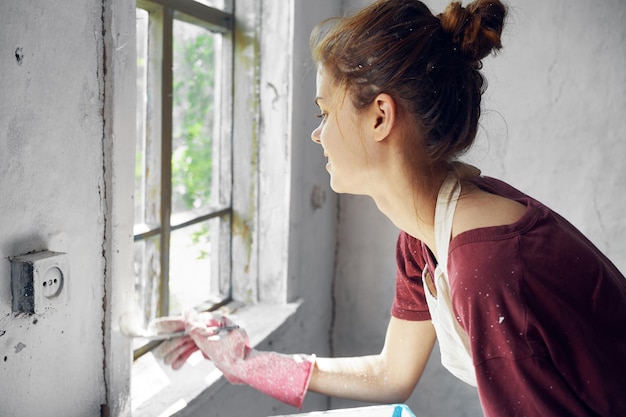 DecoLabsHome.ru | Чем покрасить откосы на окнах внутри из штукатурки